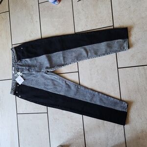 NWT Adika XL women's two tone mom jeans ankle  🔥